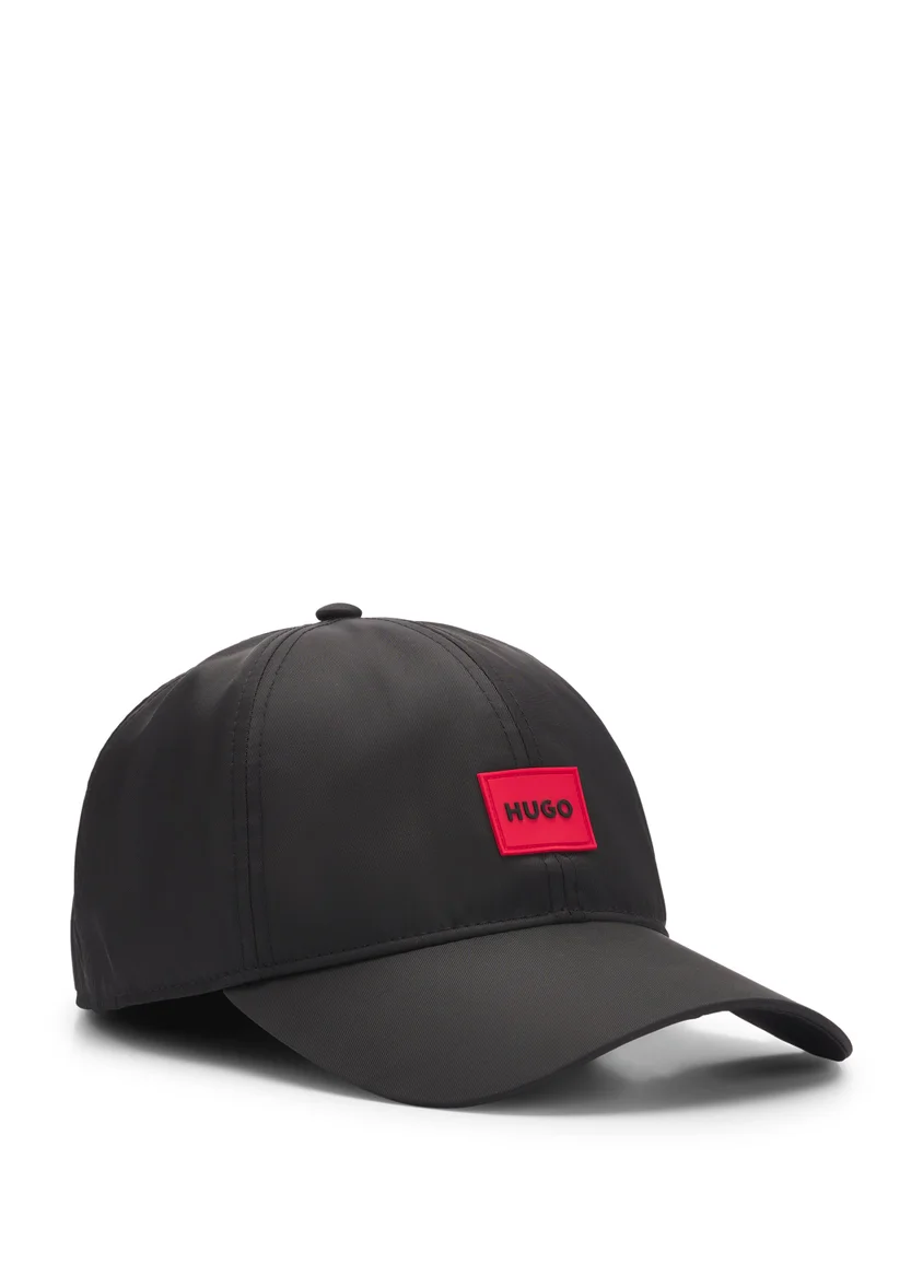 HUGO Six-panel cap with silicone logo patch