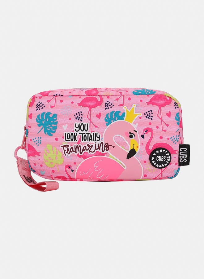 CUBS Pencil Case Pink Flamingo - Image 1