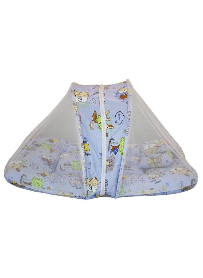 Amardeep and Co - Toddler Mattress With Mosquito And Insect Protection Net 70 * 40 Cms (Rabbit Mauve) - Image 1