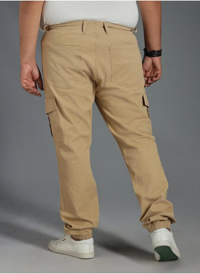 هاي ستار Men Khaki Trousers