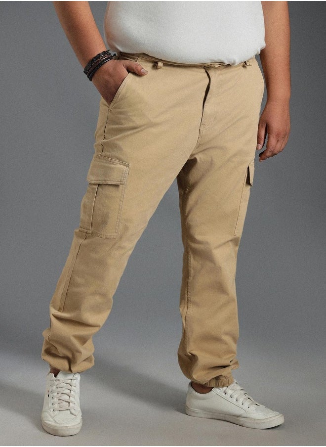 HIGH STAR - Men Khaki Trousers - Image 1