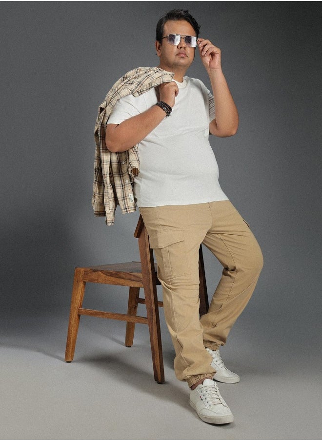 HIGH STAR - Men Khaki Trousers - Image 1
