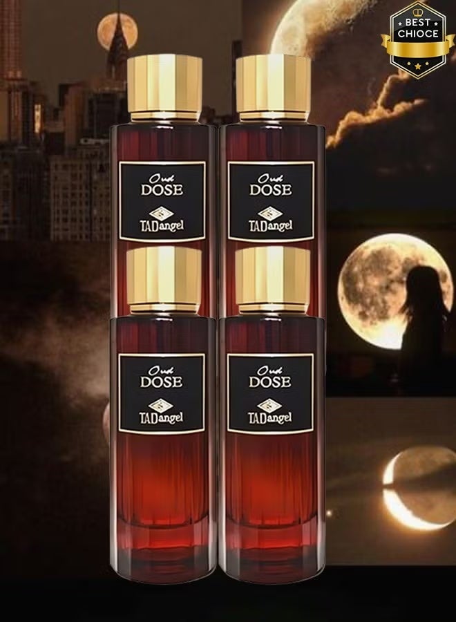 TADangel 4 Pieces Oud Dose Perfume 100ml EDP - Image 1