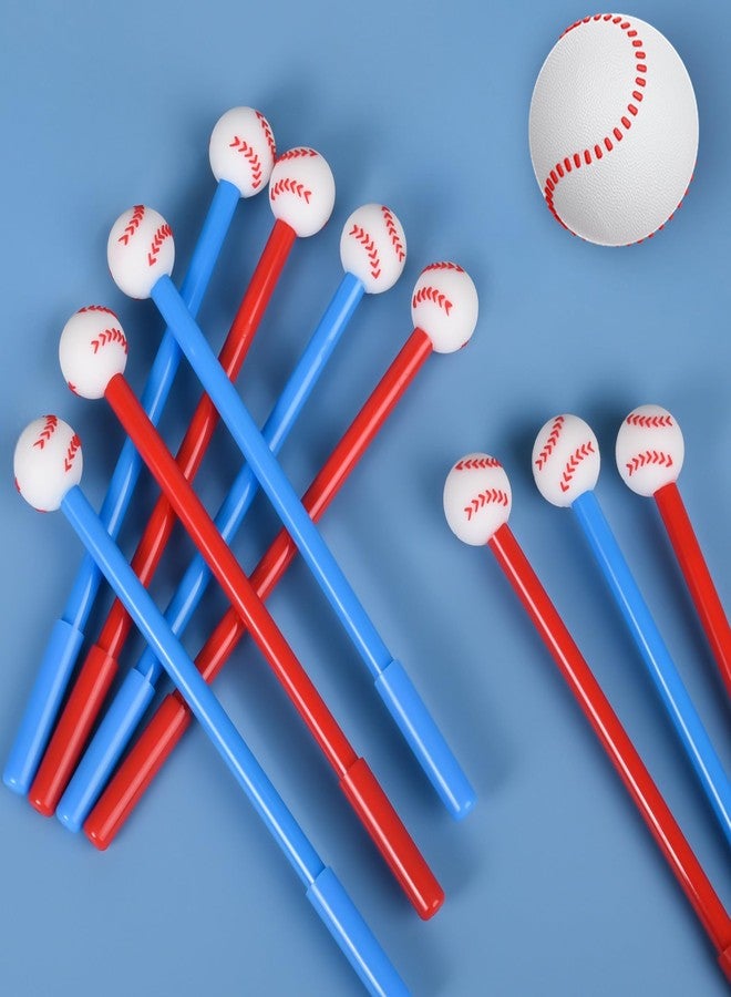 LiYiQ 25 Pcs Baseball Cartoon Cute Fun Pens Kawaii Baseball Shape Gel Black Ink Pen Cute Baseball Pens for Office Home Present - Image 5