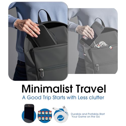AM Case amCase Carrying Case for Nintendo Switch 2 [7.9''] 2025 - Protective Hard Shell Portable Travel Carrying Case Pouch for Switch Console and Accessories (Black) - Image 4