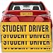 TOTOMO Student Driver Magnet for Car Large 12x3 Magnetic Reflective Vehicle Safety Sign for New Rookie Learner Drivers Removable Bumper Sticker Please Be Patient 4 Pack - Image 2