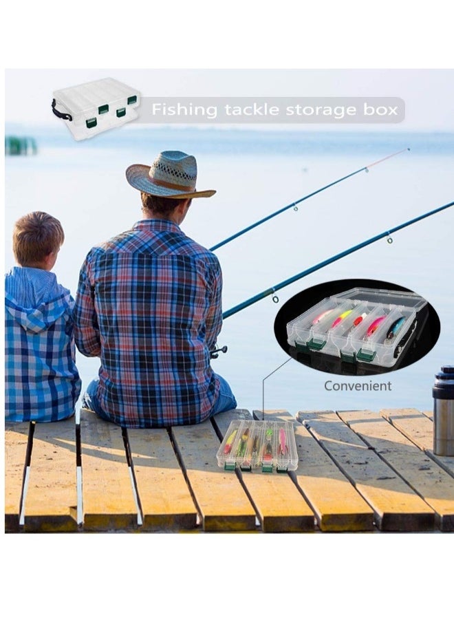 Generic Clear Double Sided Fishing Tackle Storage Box with Waterproof Case - Organizer for Fishing Accessories and Lures  - Image 5