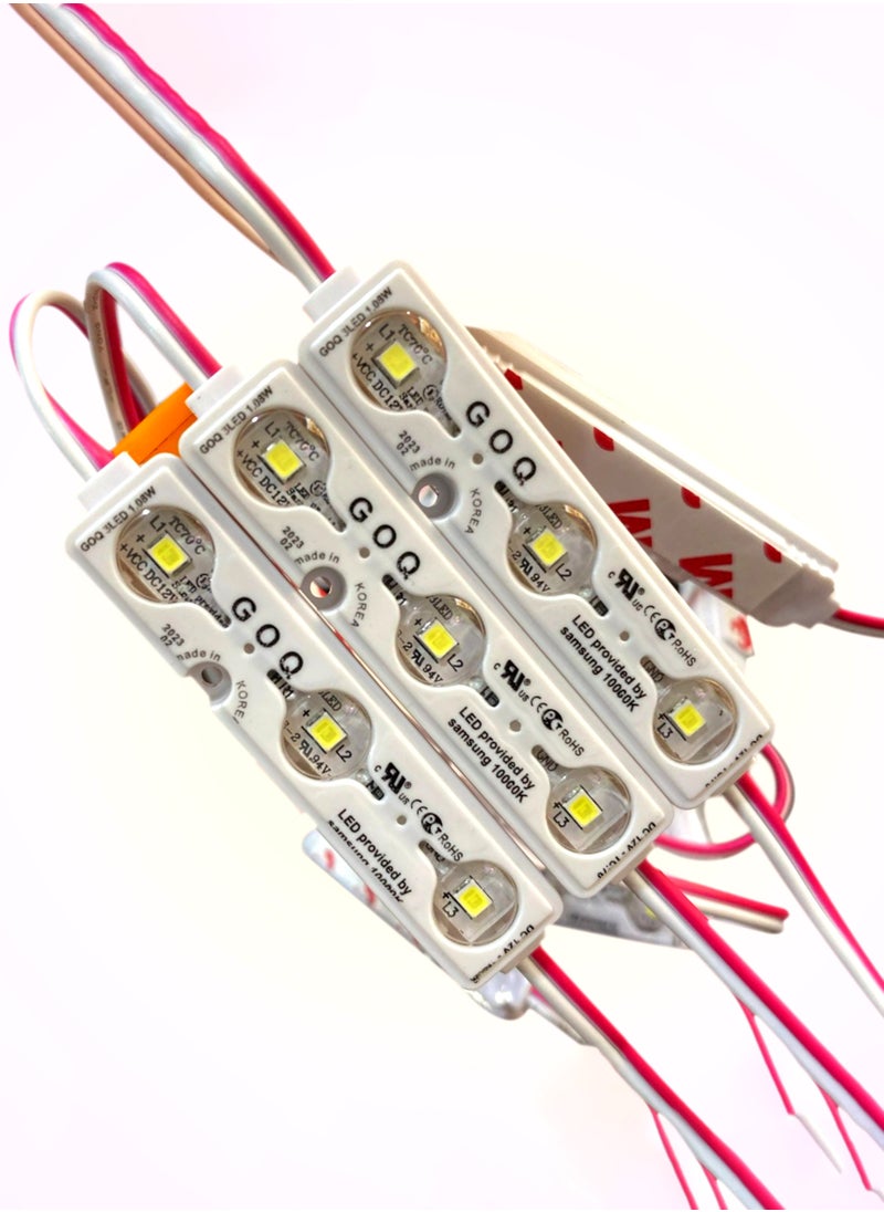 GOQ LED Module, 100 Pieces White 6000-6500k