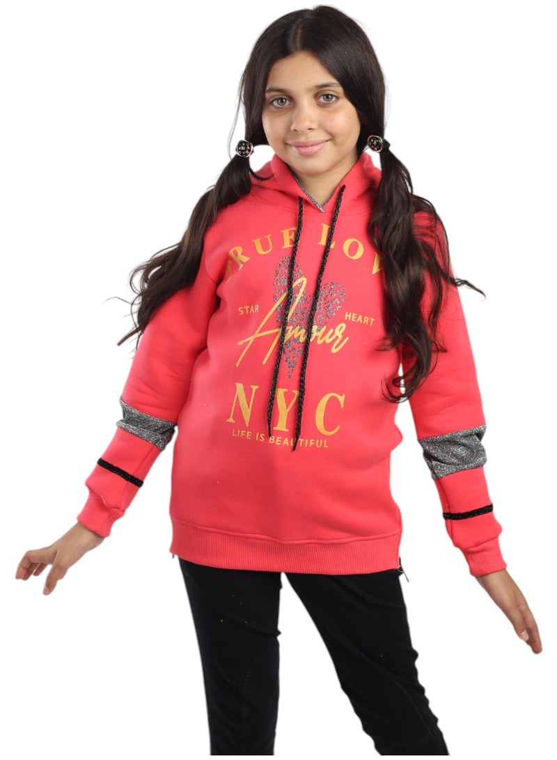 CHOiCE TRUE LOVE Girls' Kids Tracksuit – Ultra-Soft Milton Fabric for Lasting Comfort and Unbeatable Style code 552 - Image 1