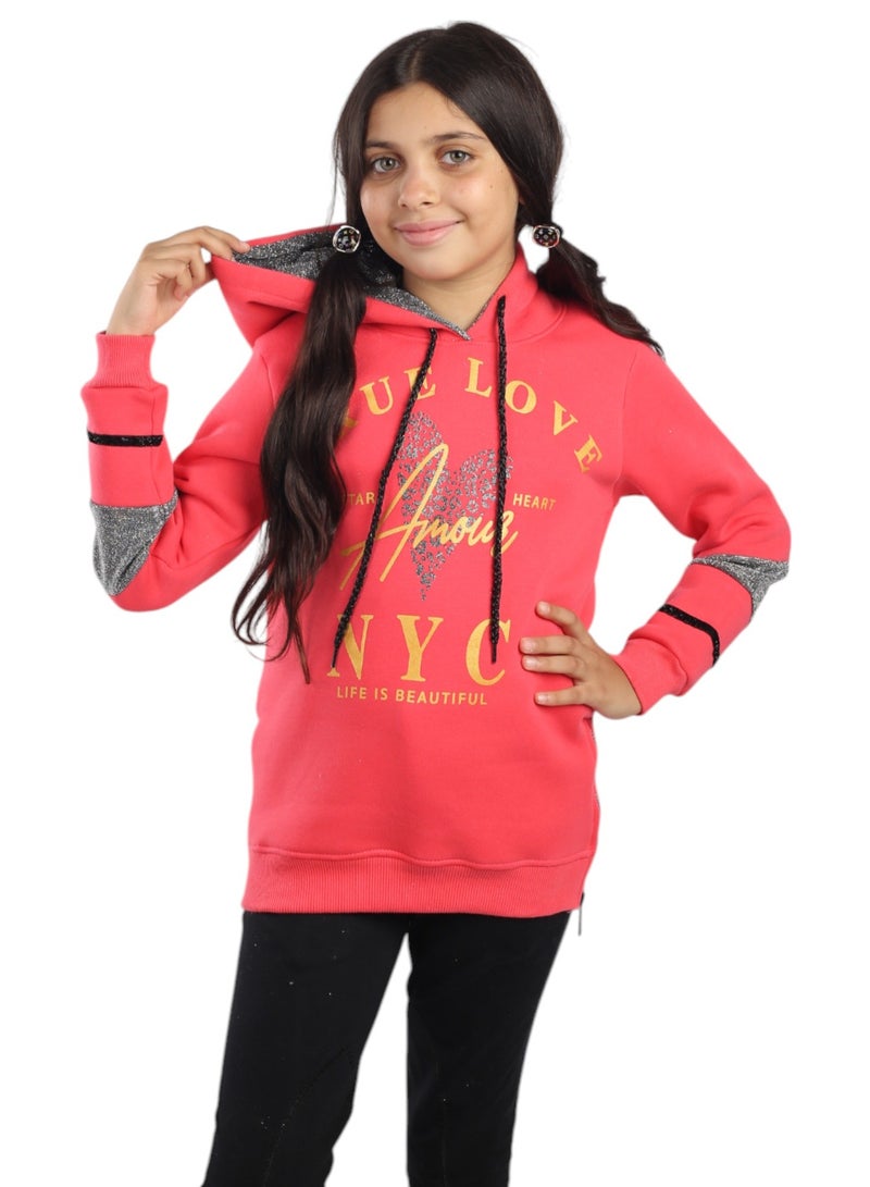 CHOiCE TRUE LOVE Girls' Kids Tracksuit – Ultra-Soft Milton Fabric for Lasting Comfort and Unbeatable Style code 552 - Image 2