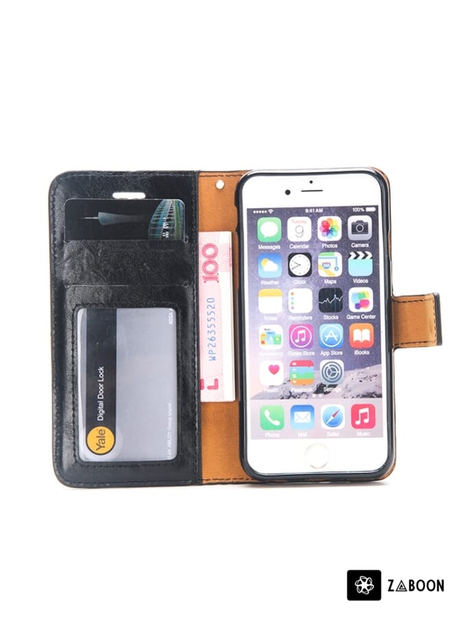 Zaboon Protective Case For vivo Y72 5G / iQOO Z3 Skin Feel Straw Hat Magnetic Buckle Leather - Image 3