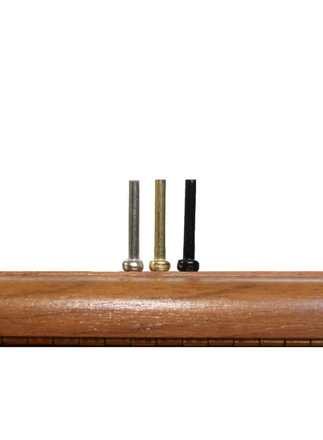 WE Games Standard Metal Cribbage Pegs with Velvet Pouch - Set of 6 (3 Brass, 3 Silver) - Image 5