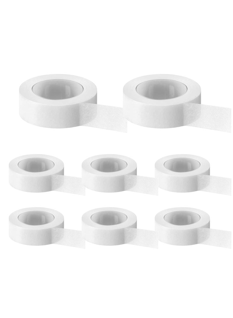 Generic 8 Rolls Flexible Skin Tape Breathable Nose Tape，Micropore Tape, Paper tape medical,  Self Adhesive First Aid Bandages for Wound Injuries Swelling (0.5 in x 10 Yd)  - Image 1