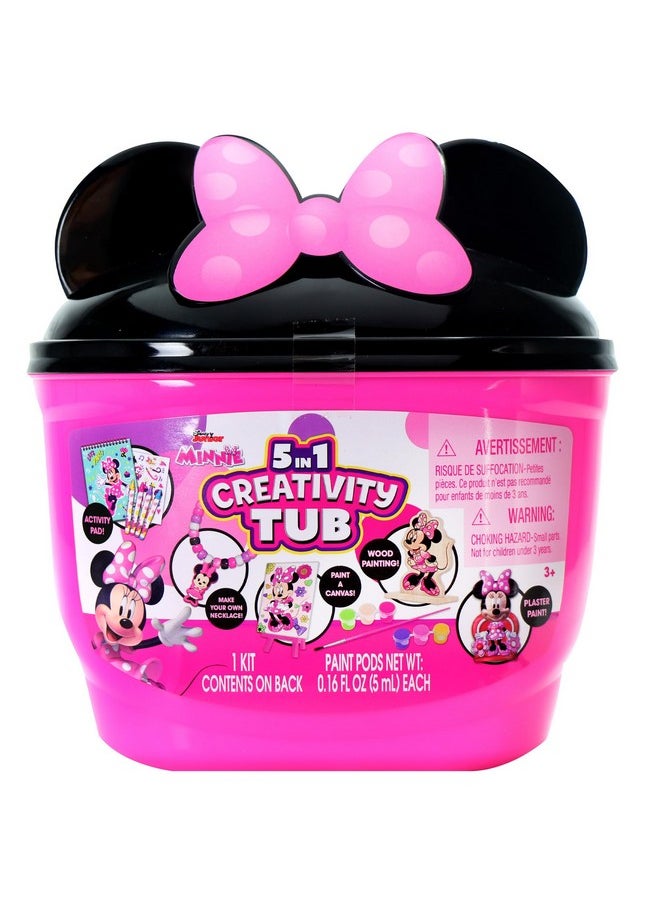 Tara Toys Disney Junior Minnie Mouse 5 in 1 Creativity Tub  - Image 1