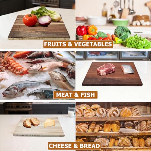 GDGJWL Acacia Wood Cutting Board Book Set, 3-Piece Decorative Chopping Boards with Stand | Book-Shaped Design| Dishwasher Safe for Easy Cleaning | Ideal for Meat, Vegetables | Unique Gift for Home Cooks - Image 3
