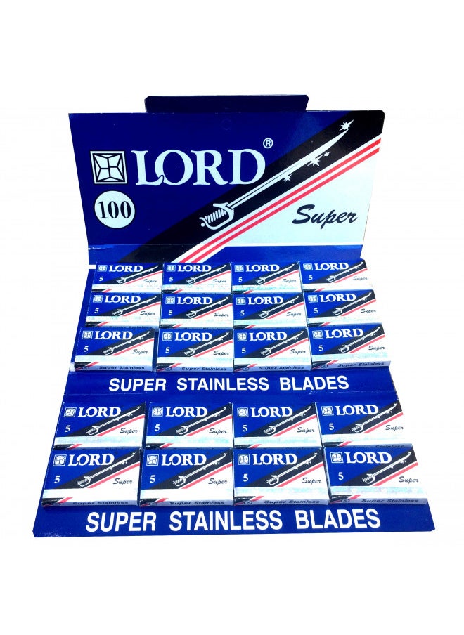 50 Lord Super Stainless Double Edge Safety Razor Blades - pzsku/Z1AE40CF31710900ADBEEZ/45/_/1728310689/d118b829-159f-43a4-8932-0261b6166266