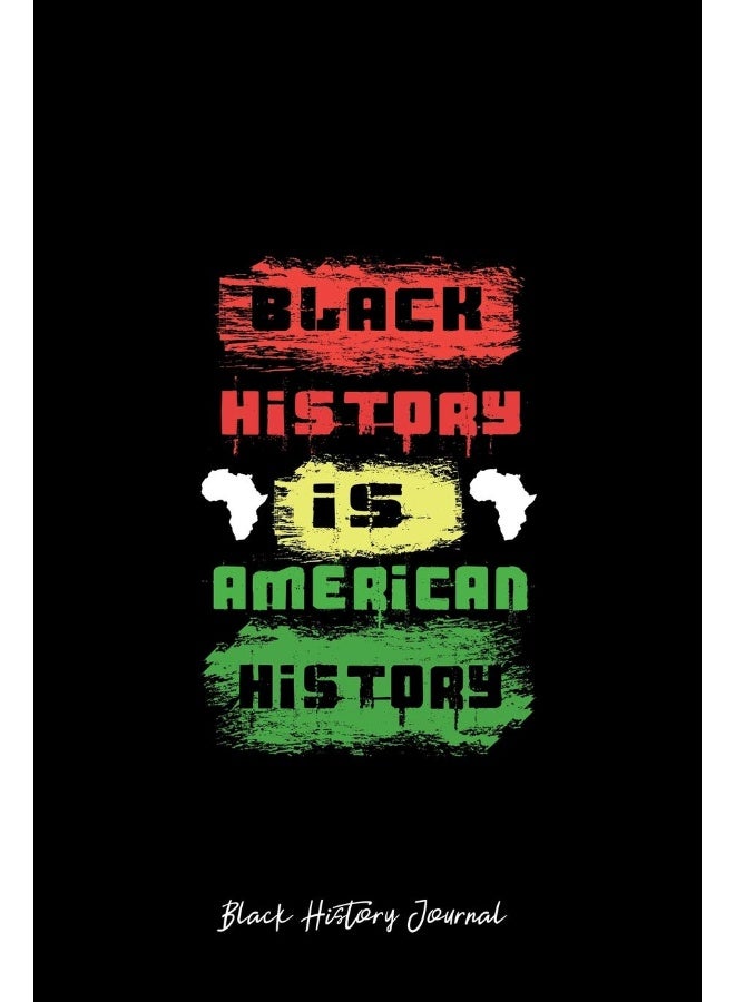 Black History Journal: Dot Grid Journal - American Black History Gift Inspirational Political Journal- black Dotted Diary, Planner, Gratitude, Writing, Travel, Goal, Bullet Notebook - 6x9 120 pages  - Image 1