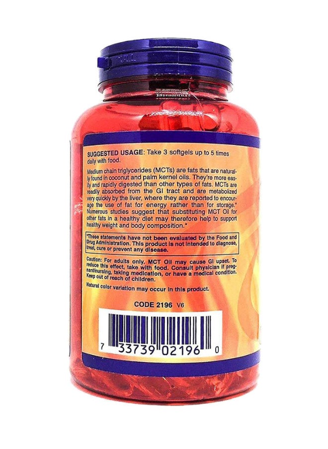 MCT Oil 1000 mg Softgels 150's