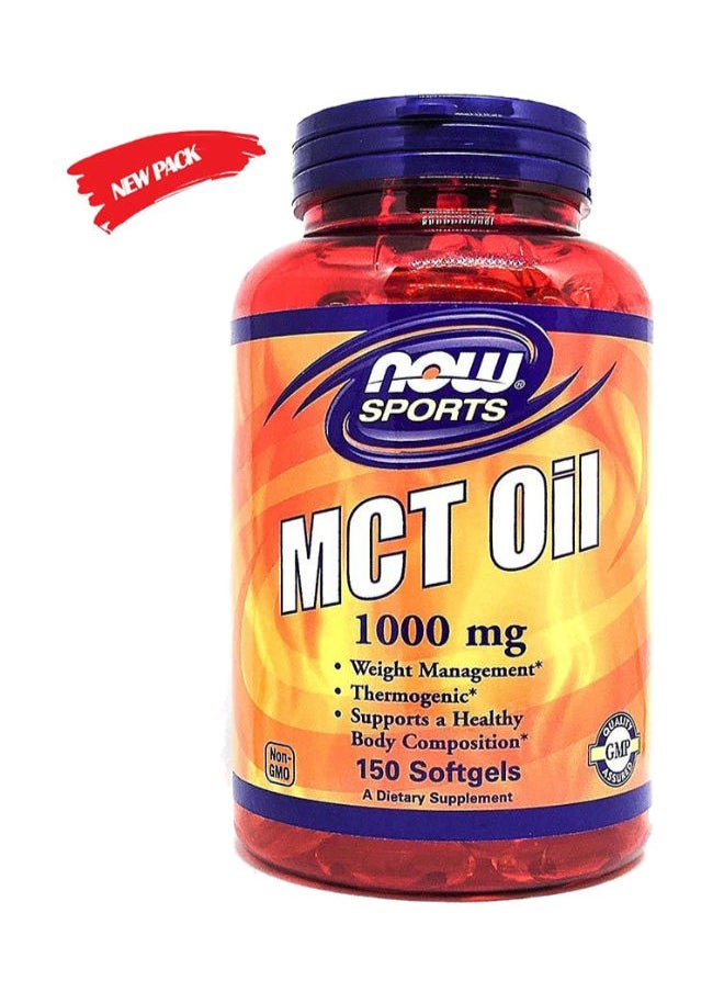 MCT Oil 1000 mg Softgels 150's