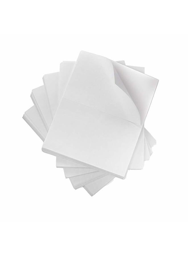 RBHK 8.5" x 5.5" Half Sheet Self Adhesive Shipping Labels for Laser or Inkjet Printer 200 Labels - Image 2
