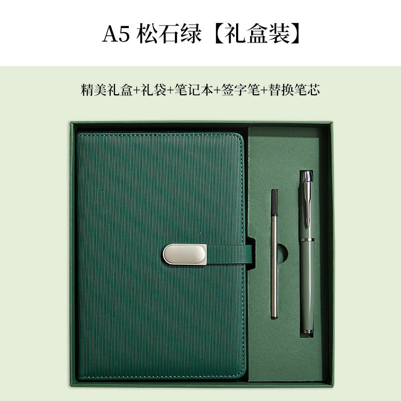 New Notebook Business Gift Box Thermos Cup High-End Set A5 Thickeneded Notebook Office Meeting Minutes - Image 1
