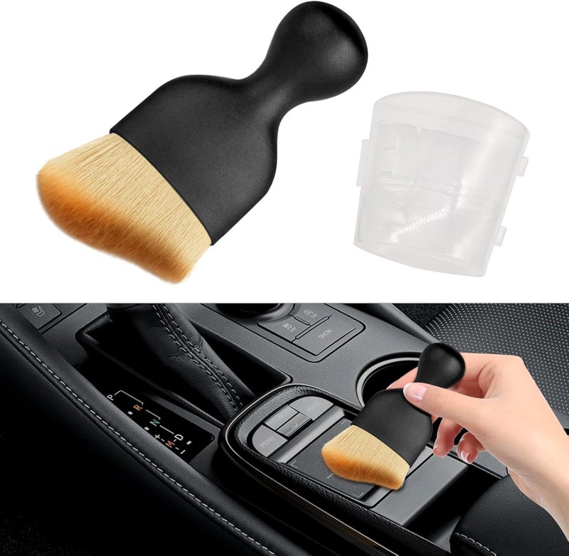 HAOBO 1Pcs Car Brush, Car Dust Brush, Car Interior Dusting Brush, Car Accessories Super Soft Car Dust Brush for Cleaning Car Interior or Exterior, Air Conditioning Vents, Leather, Computers - Image 1