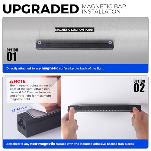 Barrina Grow Lights for Indoor Plants Full Spectrum, 1ft LED Grow Light Fixture, Black Cover LED Plant Grow Light Bulbs for Indoor Plants, Greenhouse, Plug and Play, Linkable Design, Yellow, 8 Packs - Image 3