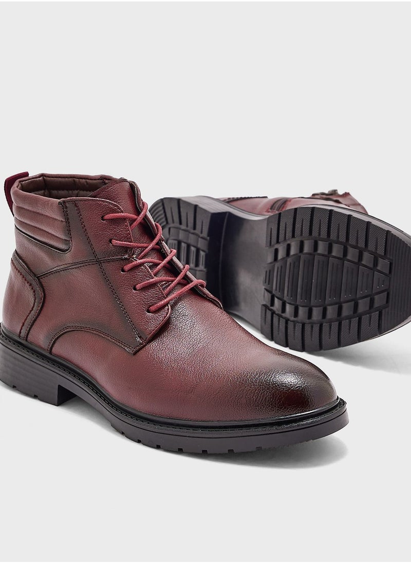 Robert Wood - Casual Lace Up Boots - Image 1