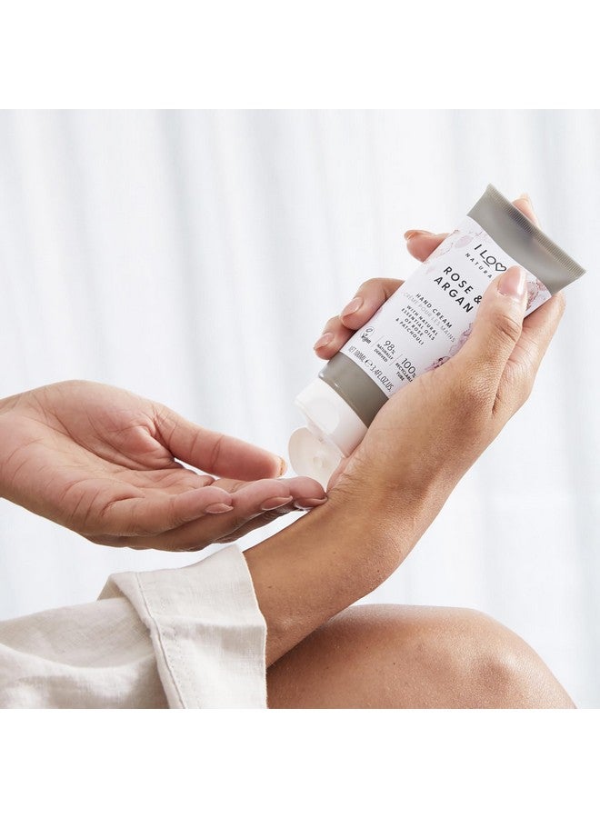 آي لاف لوشن لليدين بالورد والأرغان من ناتشورالز، لوشن لليدين للبشرة الجافة، لوشن مرطب بزبدة الشيا وزيت جوز الهند، 3.38 أونصة - Image 3