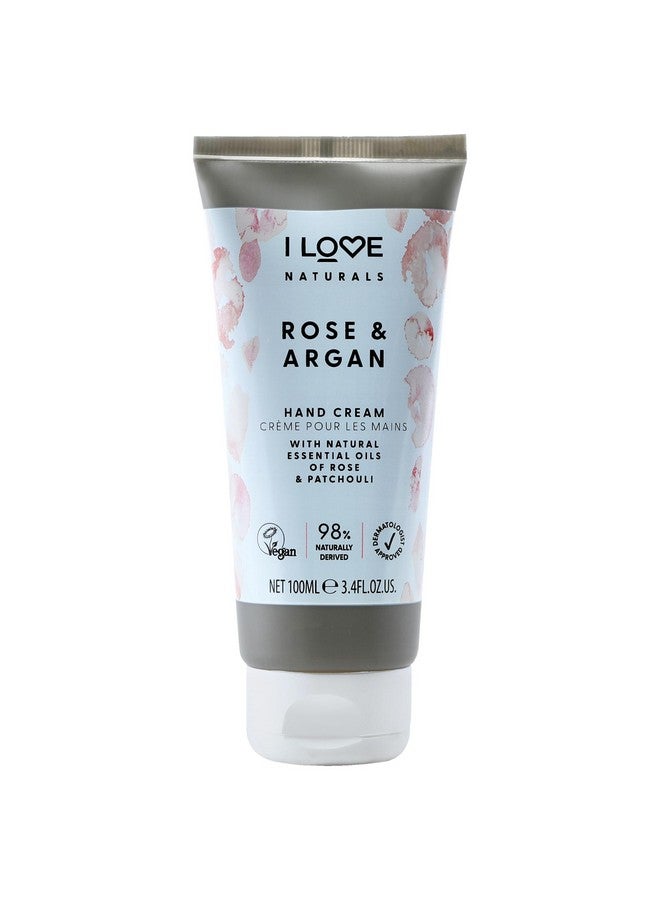 آي لاف لوشن لليدين بالورد والأرغان من ناتشورالز، لوشن لليدين للبشرة الجافة، لوشن مرطب بزبدة الشيا وزيت جوز الهند، 3.38 أونصة - Image 1