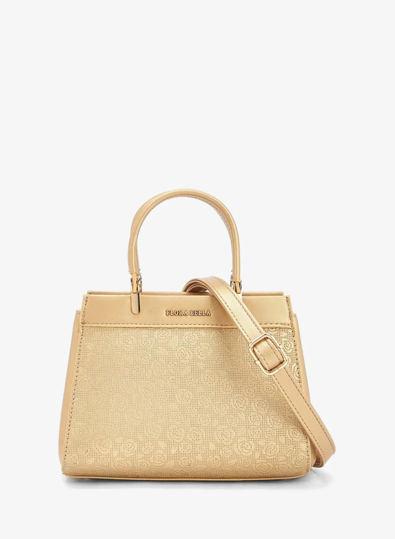 Flora Bella Double Handle Tote Bag with Detachable Shoulder Strap
