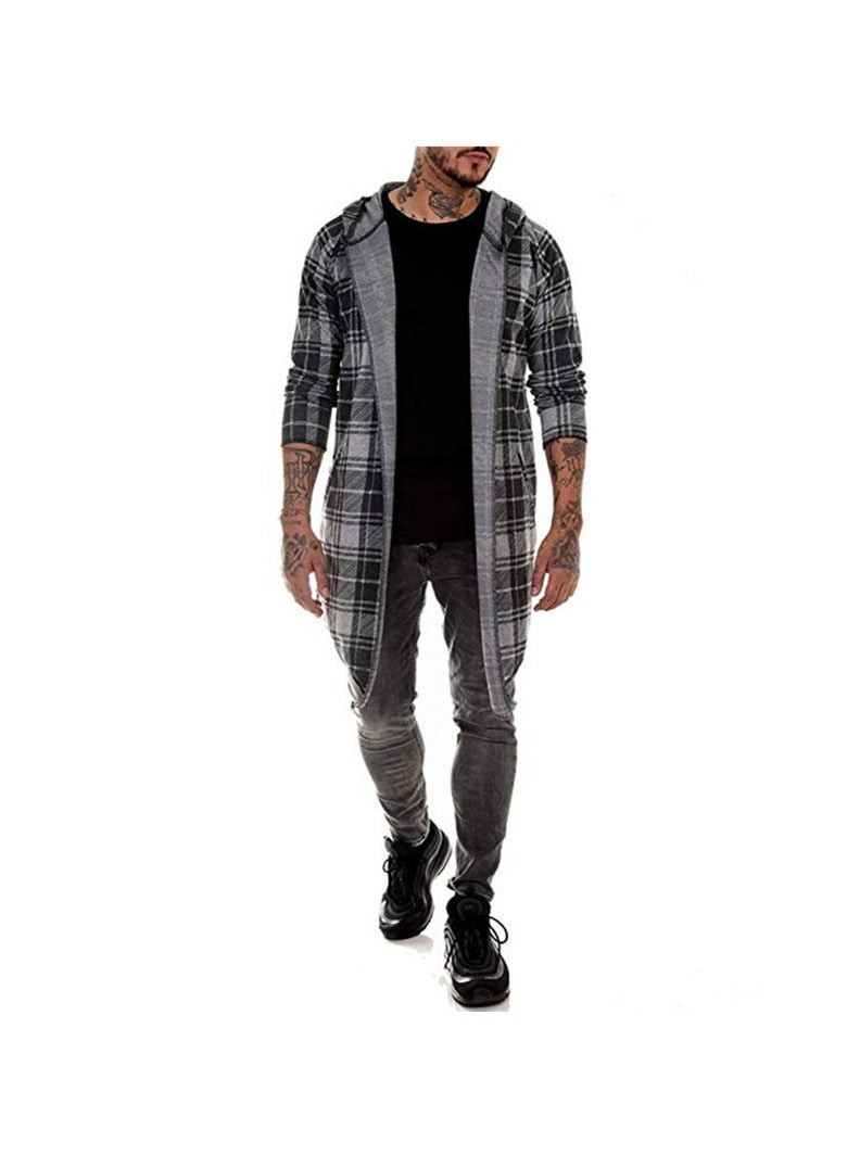 Nariele Men's Casual Windbreaker Mid Length