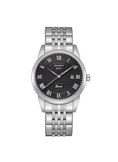 KENNETH SCOTT Kenneth Scott Men's Black  Dial Analog Watch - K23030-SBSB  - Image 1