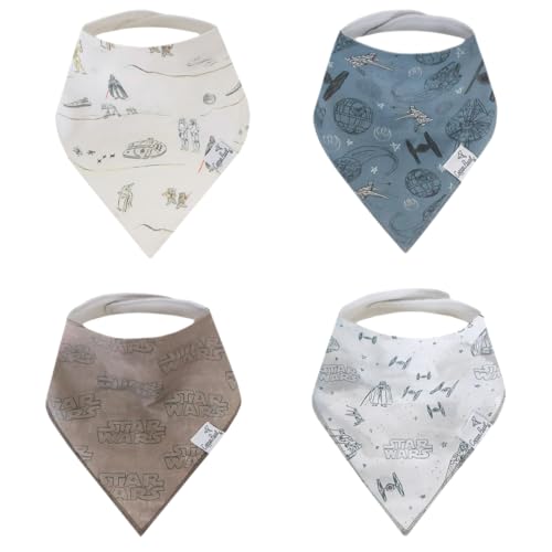 Copper Pearl Baby Bandana Drool Bibs for Drooling and Teething 4 Pack Gift Set "Tatooine™" by Copper Pearl - Image 1
