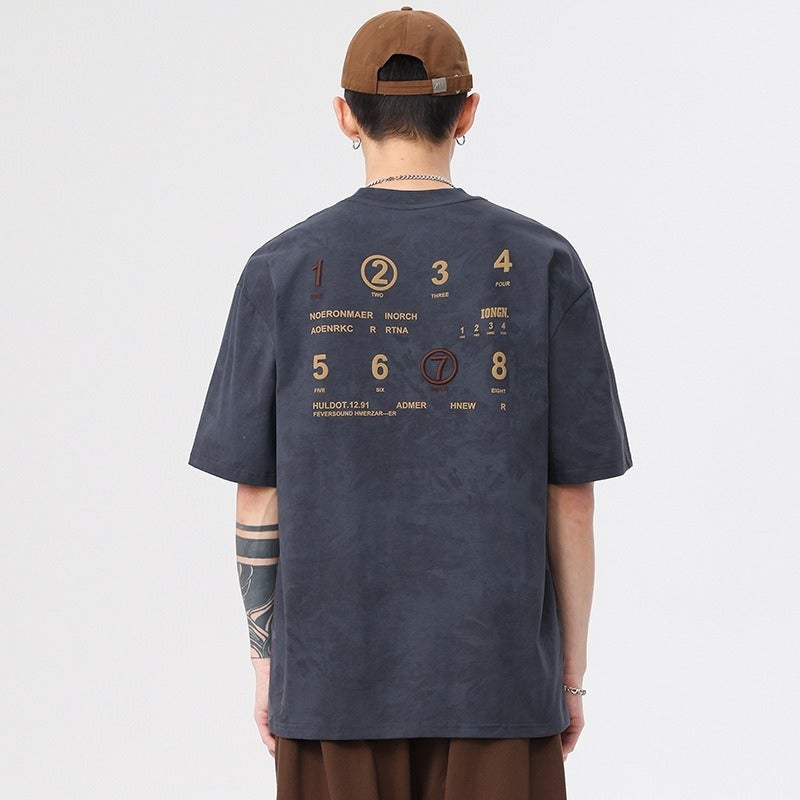 Men's Letter Print Casual T-Shirt - Image 1