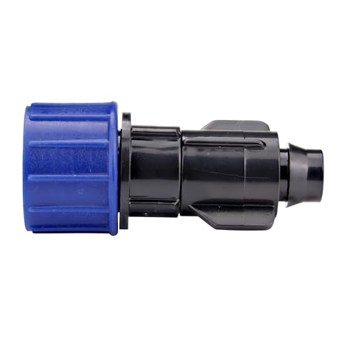 Raindrip رايندريب S5900UB، محول دوار عالمي ذكي للتوصيل، 3/4 بوصة MHT، مع غسالة فلتر، ملحق ري بالتنقيط لخرطوم إمداد 1/2 بوصة، 5/8 بوصة، و 0.710 بوصة، أسود/أزرق - Image 2