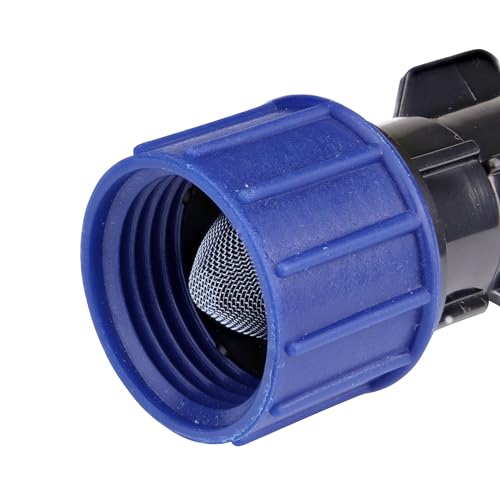 Raindrip رايندريب S5900UB، محول دوار عالمي ذكي للتوصيل، 3/4 بوصة MHT، مع غسالة فلتر، ملحق ري بالتنقيط لخرطوم إمداد 1/2 بوصة، 5/8 بوصة، و 0.710 بوصة، أسود/أزرق - Image 3