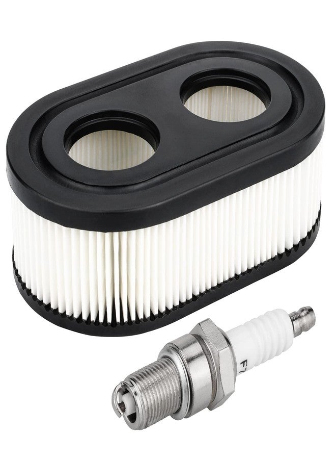 Tecreddy 593260 Air Filter Spark Plug for Troy-Bilt TB110 TB115 TB200 TB230 TB330 TB370 Walk Behind Lawn Mower - Image 1