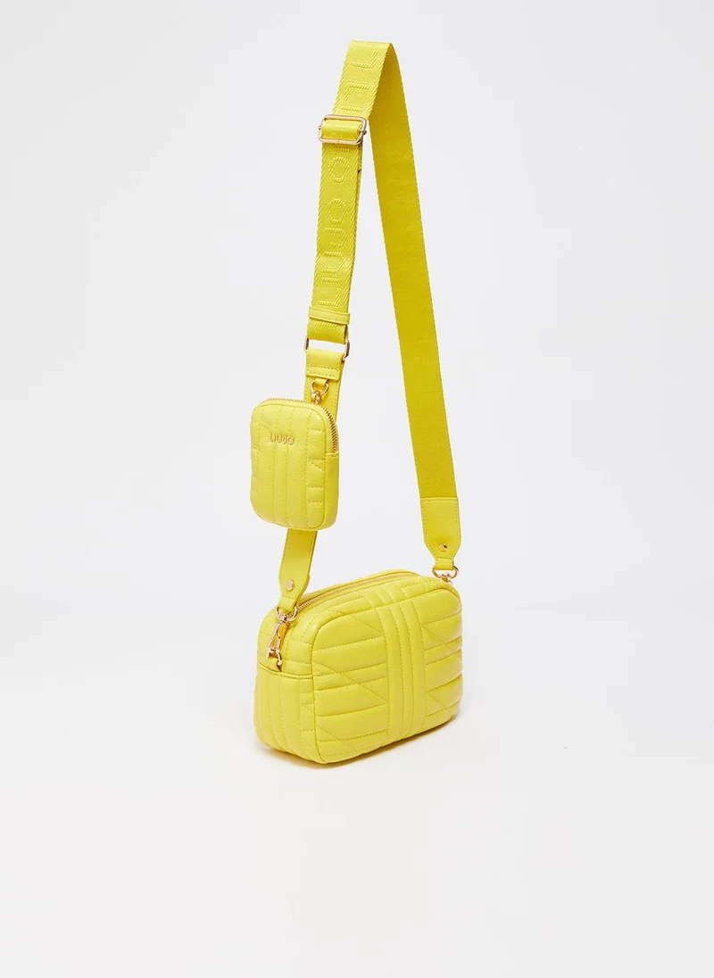 Liu Jo Yellow quilted crossbody bag