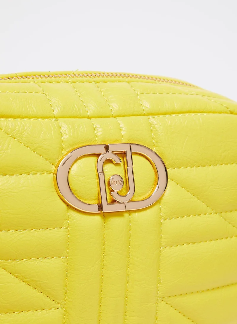 Liu Jo Yellow quilted crossbody bag