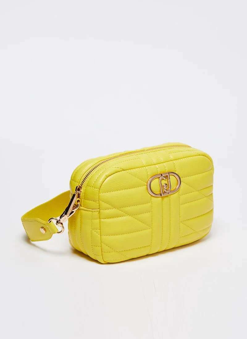 Liu Jo Yellow quilted crossbody bag