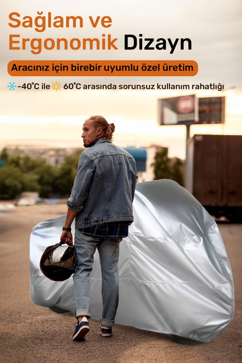 Mutt RS13 250 Grey Waterproof Motorcycle Canvas Premium