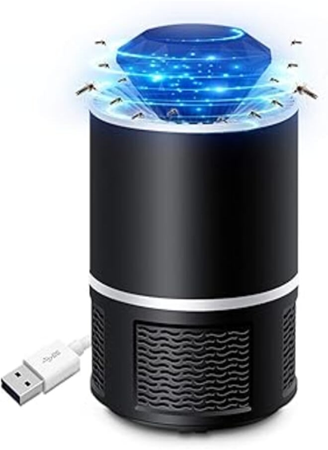 LIXADA Lixada Electric Mosquito Killer Lamp USB Power Anti-mosquito Trap LED Night Light Lamp Bug Insect Killer Light Repeller 