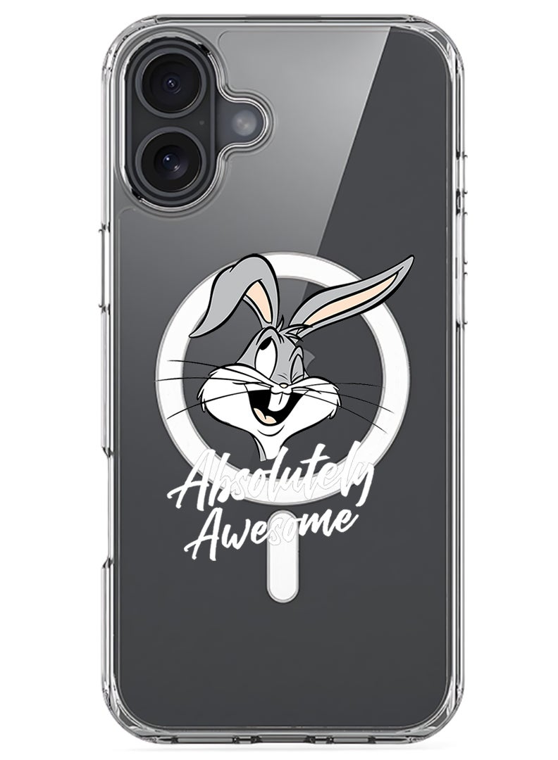 Theodor Magnetic Case for Apple iPhone 17 Compatible with MagSafe Wireless Charging, Shockproof Phone Bumper Cover - Absolutely Awesome - White - Image 1