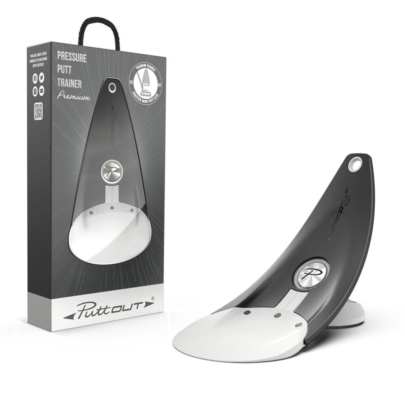 PuttOut Premium Pressure Putt Trainer - Perfect Your Golf Putting (Stone) - Image 1