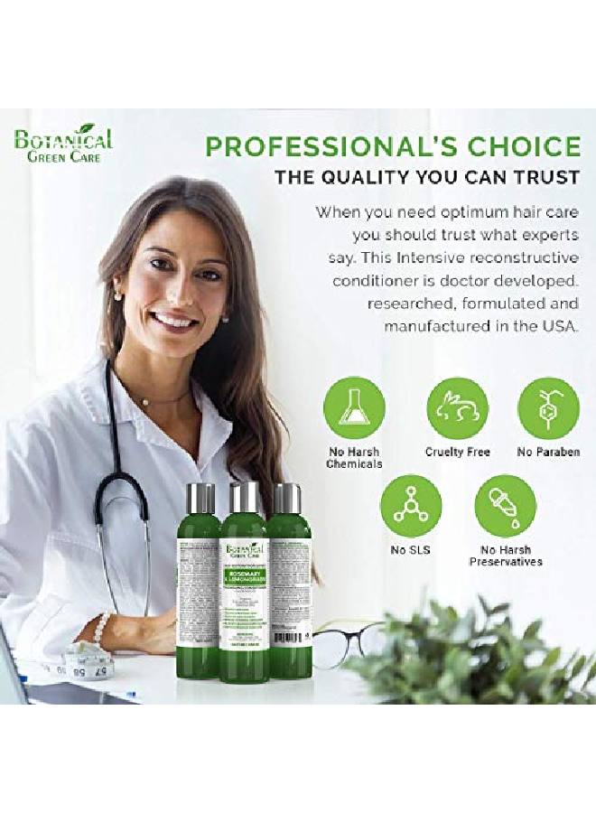 botanical green care Hair Growth Antihair Loss Conditioner “Rosemary & Lemongrass”. Alopecia Prevention And Dht Blocker. Doctor Developed. New 2018 Formula!  - Image 4