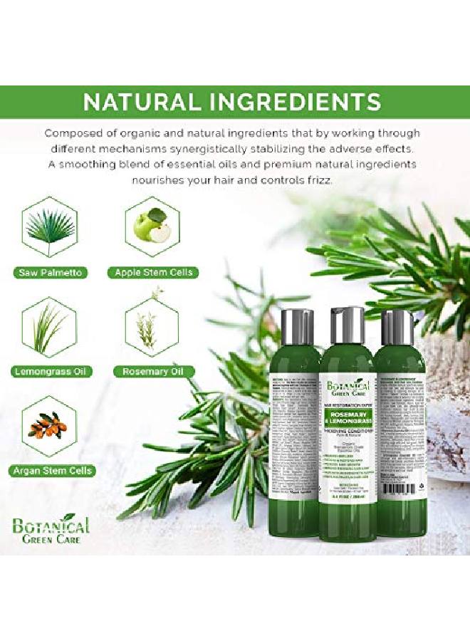 botanical green care Hair Growth Antihair Loss Conditioner “Rosemary & Lemongrass”. Alopecia Prevention And Dht Blocker. Doctor Developed. New 2018 Formula!  - Image 5