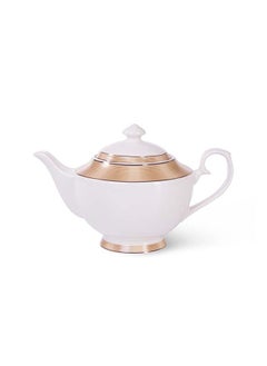 Teapot Versailles Series Porcelain Kettle, For Blooming and Loose Leaf Tea Maker, Dishwasher Safe, For Tea Lover 1350ml