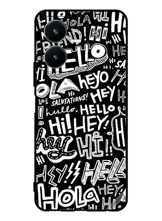 Covernex Protective Case Cover For vivo Y22 Hi Hello Tags - Image 1