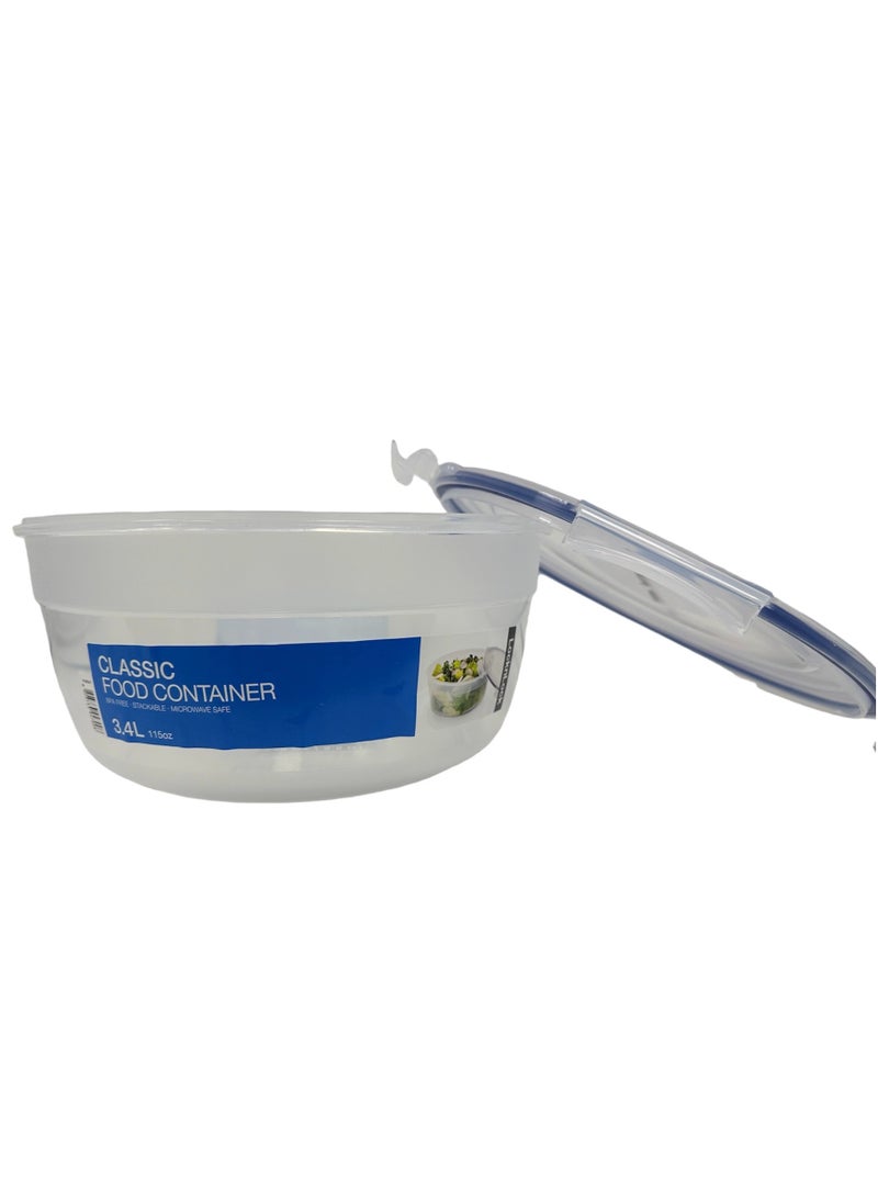 LOCK & LOCK LocknLock 3.4L Salad Bowl  – Airtight, BPA-Free Container with Drainage Tray for Fresh Salads  - Image 3